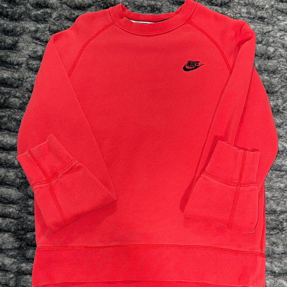 Nike Vibrant Red Crewneck Sweatshirt